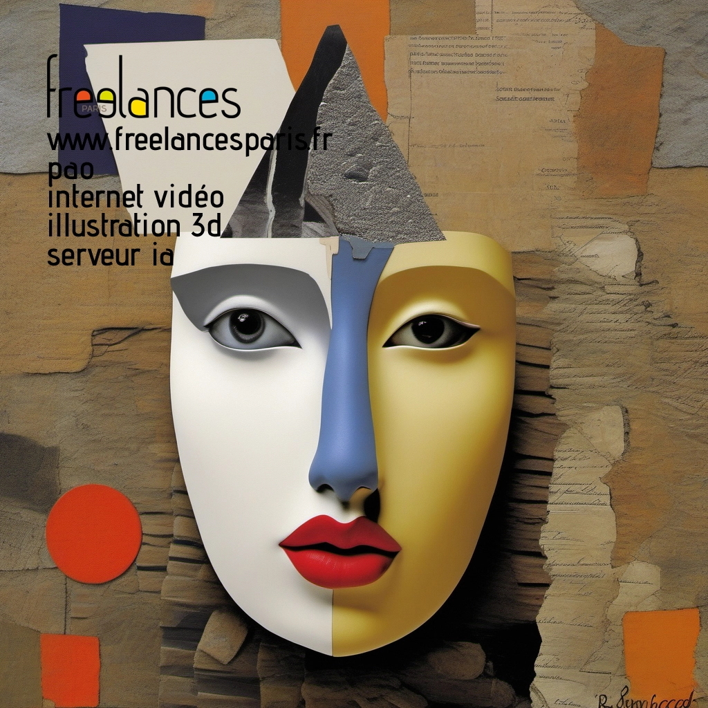 Pao mise en page internet vidéo illustration 3d serveur IA générative AI freelance paris studio de création magazines 49zm41v0